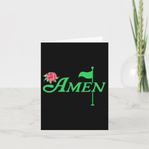 Carte Floral Master Golfer Golf Lover Golf Flower Womens