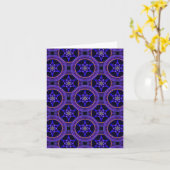 Carte Floral Modern Boho Elegant Abstract Pattern #505 (Fleur jaune)