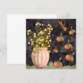 Carte Floral Moody décoratif (Devant / Derrière)