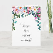 Carte Floral Mothers Day Love (Devant)