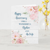 Carte Floral Nephew et son anniversaire de femme (Fleur jaune)