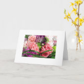 Carte Floral Note (Fleur jaune)