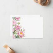 Carte Floral Note (Devant/Arrière en situation)