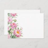 Carte Floral Note (Devant / Derrière)