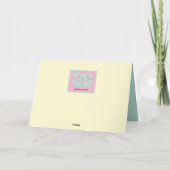 Carte Floral Pastel Fête des Mères avec texte (Dos)