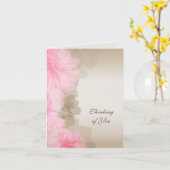 Carte Floral Penser à vous (Fleur jaune)