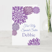 Carte Floral Print Custom (Devant)