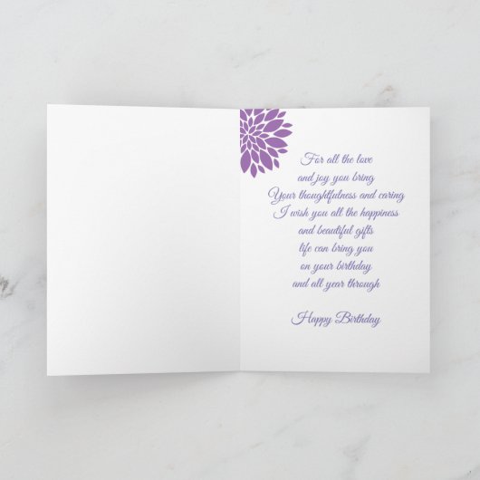 Carte Floral Print Custom (Intérieur)