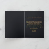 Carte Floral Purple et Gold 15e anniversaire Mariage (Intérieur)