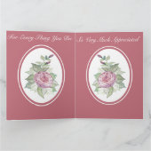 Carte Floral rose (Intérieur)