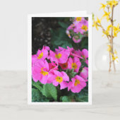 Carte Floral rose - anniversaire de belle-soeur (Fleur jaune)