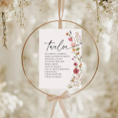Carte Floral Seating Chart | Tableau Douze