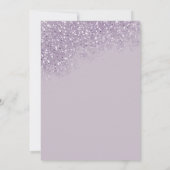 Carte Floral Sparkles Mariage Menu3 Mauve ID889 (Dos)