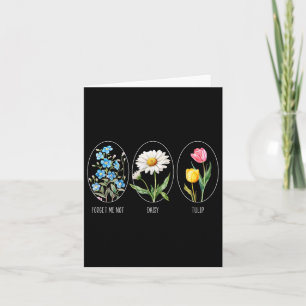 Carte Floral subtil 8647 Trump Fleurs Oubliez-Moi Pas Da
