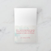 Carte Floral vintage "Bonne fête des mères" (Intérieur)