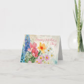 Carte Floral vintage "Bonne fête des mères" (Devant)