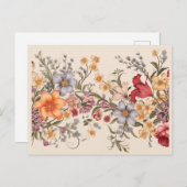 Carte Florale (Devant / Derrière)