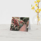 Carte florale à billets vierges (Fleur jaune)