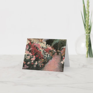 Carte florale à billets vierges