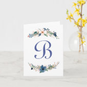 Carte florale aquarelle personnalisée (Fleur jaune)