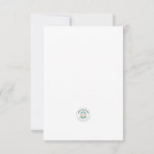 Carte florale blanche Deanna Day (Dos)