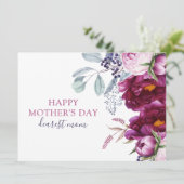Carte florale Botanique Fête des Mères (Debout devant)