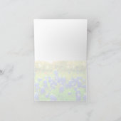 Carte Florale de Bluebonnets du Texas (Intérieur)