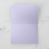 Carte florale de Fleur Violette de Viola Pensée Jo (Intérieur)