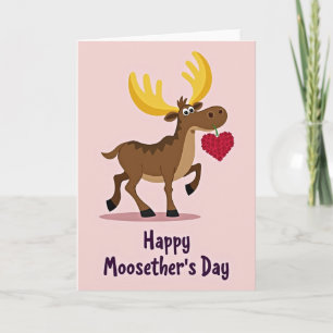 Carte florale de la douce fête des Moosethers