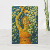 Carte florale de la fête des mères (Dos)