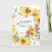 Carte florale de la Fête des mères (Devant)