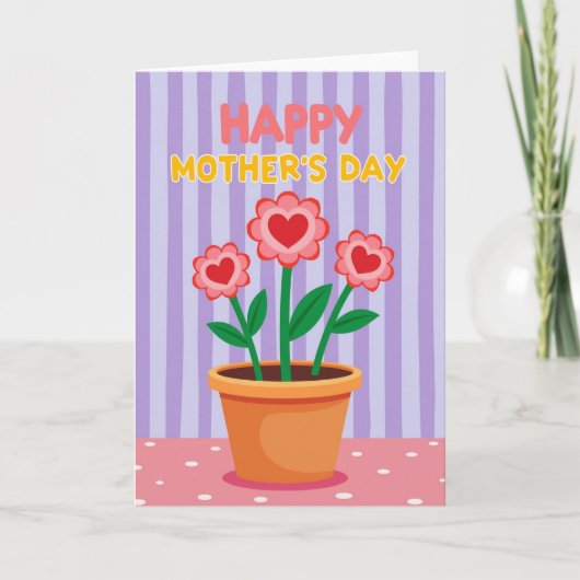Carte florale de la plus douce épouse (Devant)