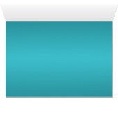 Carte florale de nombre de turquoise et de Tableau (Intérieur Horizontal (Bas))