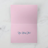 Carte florale de peinture à l'aquarelle Red Poppy  (Intérieur)