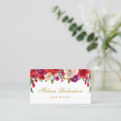 Carte florale de rendez-vous de coiffeur (Debout devant)