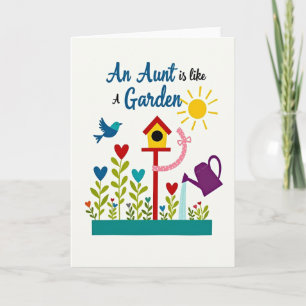 Carte florale de tante Garden