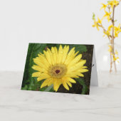 Carte florale du jour de mère (Fleur jaune)