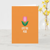 Carte Florale Je T'Aime Plus (Fleur jaune)