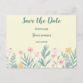 Carte florale joyeuse (Devant)