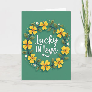 Carte florale Lucky In Love