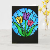 Carte Florale Mères Étreinte (Fleur jaune)