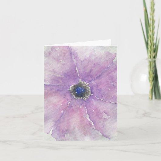 Carte florale Passion violette (Devant)