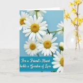 Carte Florale Plein de Tendresse (Fleur jaune)