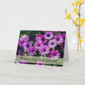 Carte Florale polonaise Anniversaire Sto Lat Afric (Fleur jaune)