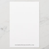 Carte florale Rose religieuse St. Therese (Dos)