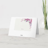 Carte florale Sympathy (Dos)