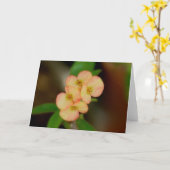 Carte florale vide (Fleur jaune)