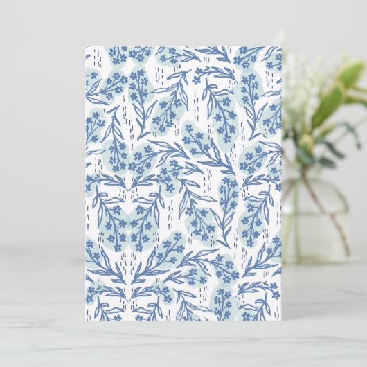 Carte Florale vintage (Debout devant)