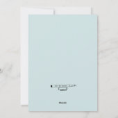 Carte Florale vintage (Dos)