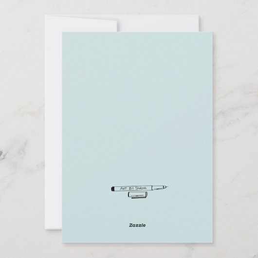 Carte Florale vintage (Dos)